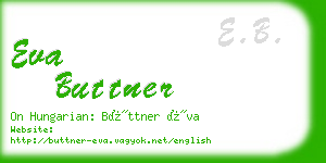 eva buttner business card